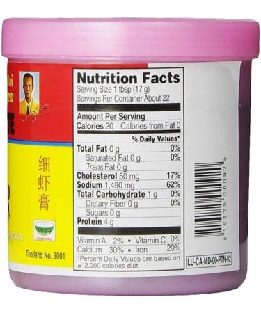 Pantai Norasingh Shrimp Paste 13oz (370g) - Authentic Thai Flavor - Buy Online on GoSupps.com