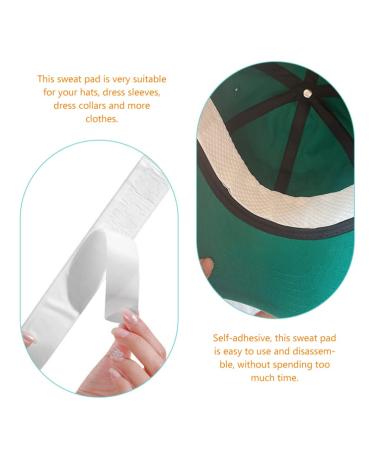 LALAFINA 20pcs Breathable Adhesive for Hats and Collars Absorbent Non-woven Sweat Liner Strips for Clothing Comfortable Absorption - Buy Online on GoSupps.com