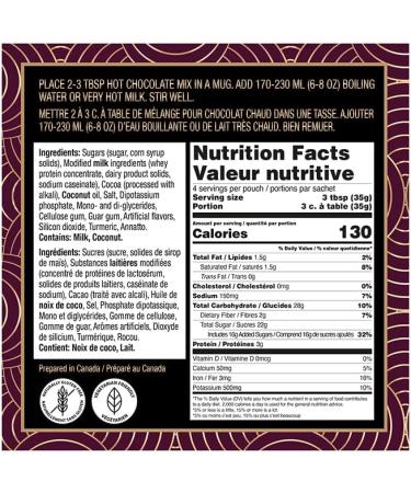 Gourmet du Village Cube Box Hot Chocolate Xtra Rich Raspberry - Buy Online on GoSupps.com