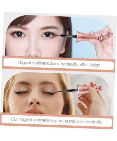 FRCOLOR Eyeliner 2pcs Liquid Eyeliner Magnetic Eyeliner Gold Eyeliner Sticky Eye Liners Miss Cosmetic Bag Make up - Buy Online on GoSupps.com