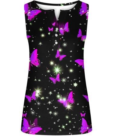 Summer 2024 Women's Purple Spaghetti Cami Tank Tops - Loose Sleeveless Blouses | Comfortable Sport and Fashion Wear - Buy Online on GoSupps.com