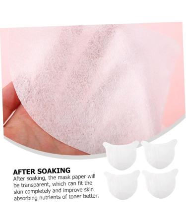 100 Sheets Disposable Neck Membrane Bed Linen Neck Paper Neck Paper Made of Non-Woven Fabric Embellishing Neck Paper Neck Cover Paper White Plant Fibres Large Neck Beautiful Neck 25x18.5cm White - Buy Online on GoSupps.com