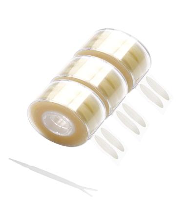 1800pcs Anjoize Eyelid Lift Anjoize Invisible Eyelid Lifter Strips Kit Anjoize Self-Adhesive Invisible Double Eyelid Tape with Tools (Large Round-Beige) Large Round-beige