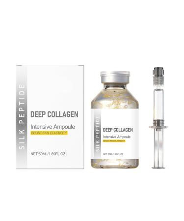 Ampoule liftante intensive aux peptides de soie - Lifting et raffermissement visibles de la peau gr ce un soutien profond du collag ne s rum anti- ge pour lisser les rides et ridules (1 One Size) 50 ml (Lot de 1) 1