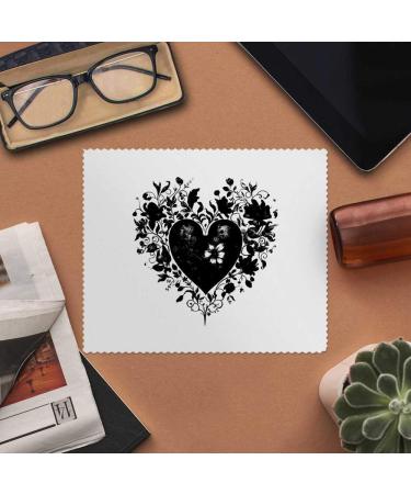 Buy 2 x Heart Microfiber Lens & Eyeglass Cleaning Cloths - Free Worldwide Shipping - Buy Online on GoSupps.com