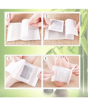 Lymphatic Drainage Ginger Foot Pads - 50 Deep Cleansing Foot Patches for Stress Relief & Better Sleep Quality - Buy Online on GoSupps.com