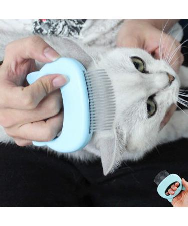 KINTRADE Cat Ear Shape Shell Comb L Type Dog Cat Floating Knot Hair Cleaning Tool - Buy Online on GoSupps.com