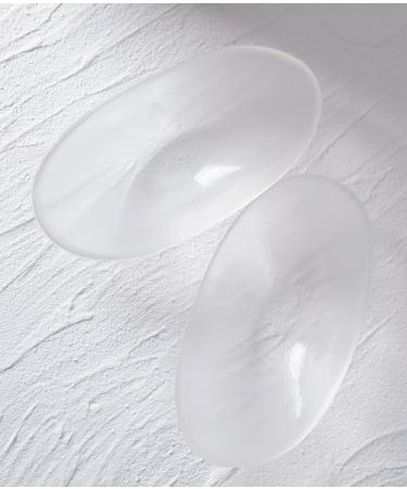 QUUPY 2 Pairs Silicone Shoulder Pads - Reusable Anti-Slip Push-Up Enhancer for Women's Clothing - Transparent & Nude Color - Buy Online on GoSupps.com