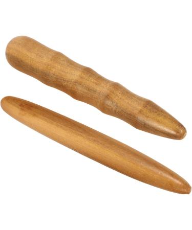 8-Piece Acupressure Wooden Massage Tool Set - Body Muscle Massager & Reflex Zone Scraper for Enhanced Relaxation - Buy Online on GoSupps.com