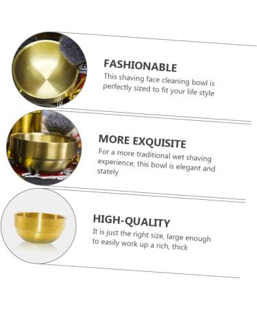 2pcs Gold Stainless Steel Foam Dishwasher Tool | Cosmetic Man Container Cup 9x9x4.9CM - Shop Now - Buy Online on GoSupps.com