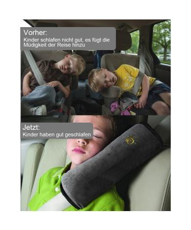 Rovtop 3-Pack Child Car Seat Shoulder Cushions - Removable Washable Travel Pillow Belts for Ultimate Comfort & Safety - Buy Online on GoSupps.com