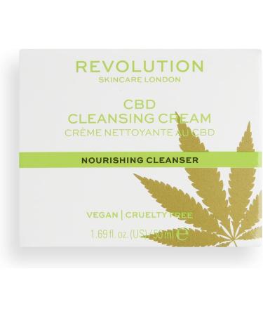 Revolution Skincare London CBD Cleansing Cream 50ml - Buy Online on GoSupps.com