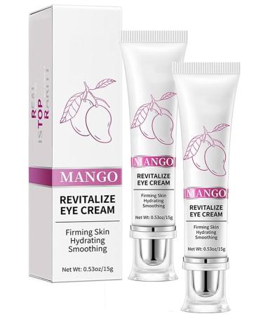 Firming Eye Serum, Mango Revitalizing Eye Cream, Anti-Wrinkle, Anti-Aging, Moisturizing and Smoothing Eye Cream