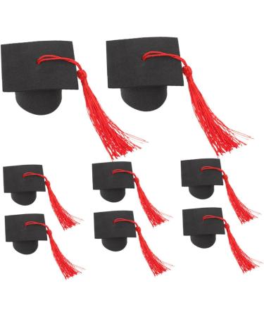Abaodam 32 Pcs Cake Decoration Party Supplies Decorate Graduation Cap Graduation Cupcake Toppers Cupcake Decors Grad Cupcake Toppers Grad Party Cupcake Toppers Red Paper Graduate Mini Redx4pcs 5.50X5.50X3.50CMx4pcs - Buy Online on GoSupps.com