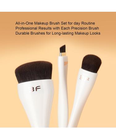 Premium Makeup Brushes Set - Foundation Concealer Dual-Ended Eyebrow & Eyelash Brushes for Flawless Application - International Shipping Available - Buy Online on GoSupps.com