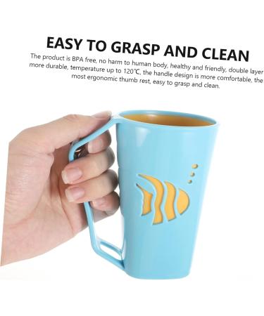 STOBAZA 6 Pcs Kids Toothbrush Cup Holder Set - Unbreakable Cartoon Mouthwash Cups for Bathroom - Lightweight Toothpaste Tumblers in Assorted Colors - Buy Online on GoSupps.com