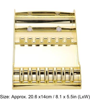 Hair Shears Holder Haircut Scissors Storage Rack Professional Hairdressers for Professional Barber Shop (Gold) - Buy Online on GoSupps.com