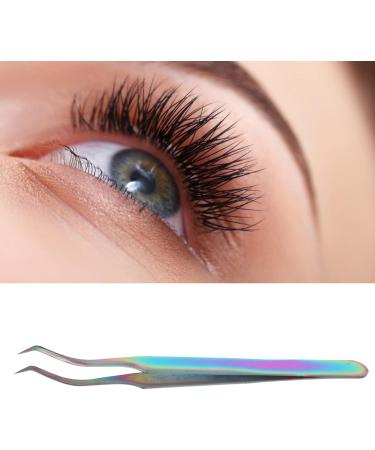 Premium Stainless Steel Eyelash Extension Tweezers for Precision Application - Ideal for False Eyelash Extensions - Buy Online on GoSupps.com