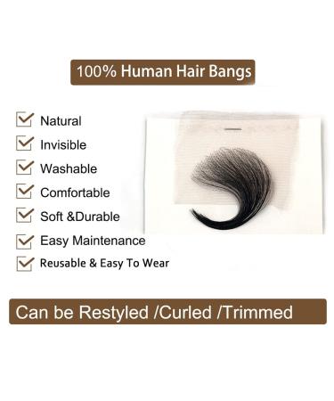 ALI V Real HD Lace Baby Hair Strips - Reusable Swiss HD Lace Edge Strips for Women, Brazilian Virgin Hair, Black Color - 2pcs - Buy Online on GoSupps.com