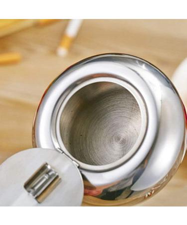 SHAOHUASC Round Stainless Steel Car Cigar Cigar Ash Tray - Buy Online on GoSupps.com