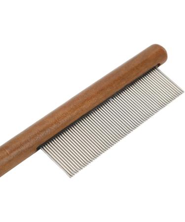 Cyrank Cat Combs - Stainless Steel Pet Comb with Wooden Handle for Cats Dogs & Rabbits | International Shipping Available - Buy Online on GoSupps.com