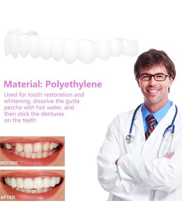 Instant Smile Teeth Veneers - Fake Dentures Socket for Women and Men - 2pcs Dental Veneers for Temporary Tooth Repair - Buy Online on GoSupps.com