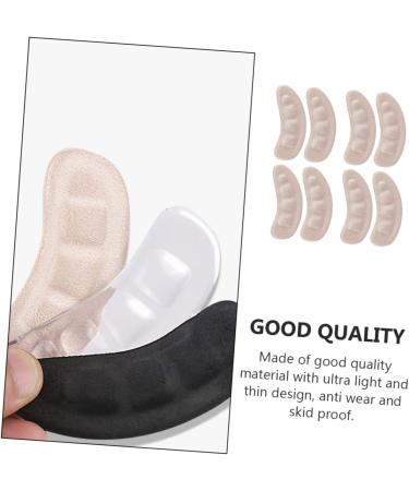 FRCOLOR Non-Slip Shoe Sole Grip Pads 4 Pairs Fasciitis Stickers for Girls Exercise Soccer Soft Insole Pads & Flannel Heel Lining (8.3x2.8cm - Buy Online on GoSupps.com