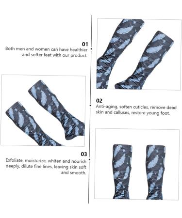 DOITOOL 3 Pairs Foot Foot Peel Diy High Heel Socks Foot Exfoliating Peeling Feet Peeling Moisturizing Socks Feet Nourish Accessories Aluminum Platinum Paper - Buy Online on GoSupps.com