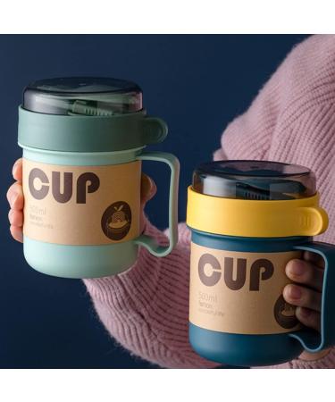 Veemoon 3 Pcs Soup Cup Breakfast Cup Vacuum Bento Lunch Bag Women Microwavable Cup Insulated Food Jar Portable Stainless Coffee Mug Sealing Milk Cup Pp Travel With Cover Microwave Oven Cup - Buy Online on GoSupps.com