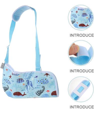 EXCEART Kids Arm Sling - Forearm Support for Child Wrist Injuries | Adjustable Waist Strap & Medical Filter Cloth | Ideal for Boys & Toddlers - Buy Online on GoSupps.com