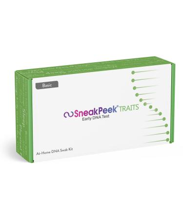 SneakPeek Traits DNA Test - Easy at-Home Kit - DNA-Based Report with 13 Physical Features Including Eyes, Hair, and Height (Basic Traits)