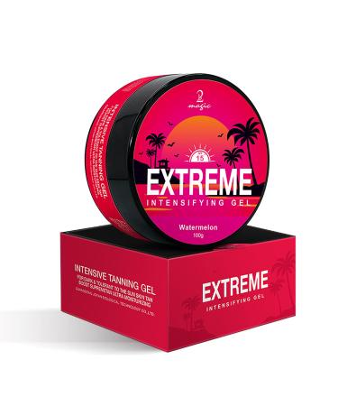 Intensive Tanning Gel Dark Tan Accelerator Gel for Outdoor Sun & Tanning Beds Watermenlon