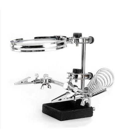 10X Light Magnifier Repair Clamp Auxiliary Clip Stand Desktop ES Full of Stars