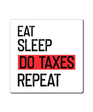 Hilarious Accountant Accounting Money Taxes Vintage Fun Humorous Taxpaying Accountant Taxes Funny Saying Magnets 4" 4"