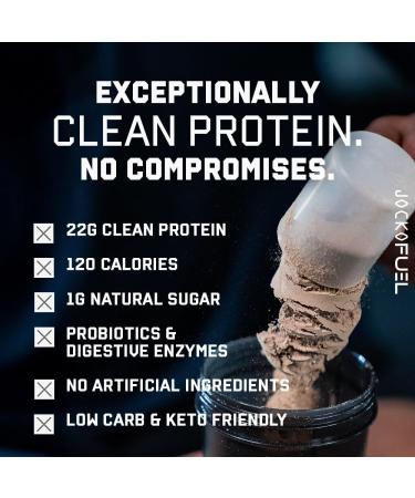 Jocko Fuel M lk Whey Protein Powder 22g Protein - Low Sugar Monk Fruit Blend - Muscle Recovery & Growth Packaging May Vary (26 Servings Chocolate Milkshake) Chocolate Milkshake 2 Pound (Pack of 1) - Buy Online on GoSupps.com