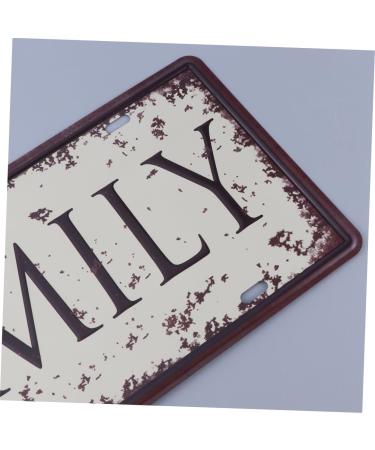 Alipis Home Decor Vintage Decor Vintage Sign Wall Decor License Plate Decorations European and American - Buy Online on GoSupps.com
