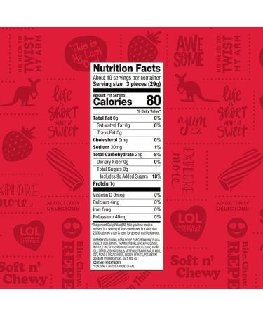 Wiley Wallaby Licorice - CLASSIC RED - Natural Strawberry Flavored Liquorice Candy 10oz 1PACK - Buy Online on GoSupps.com