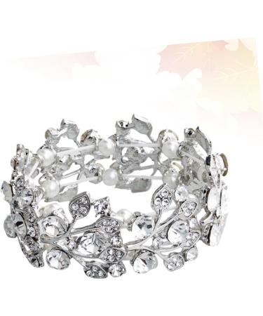 Frcolor Hand Jewelry: Women's Wedding Tennis Bracelet - Strass Pearl & Crystal Accessories - Buy Online on GoSupps.com