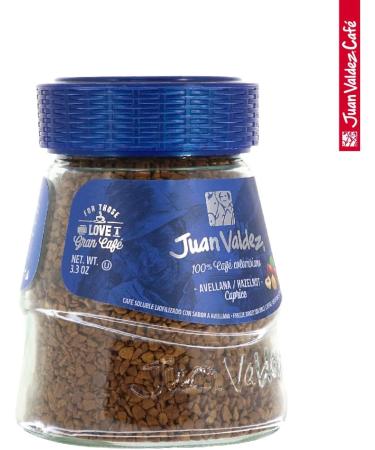 Juan Valdez Freeze Dried Instant Coffee - Hazelnut - 3.35 Oz - Buy Online on GoSupps.com