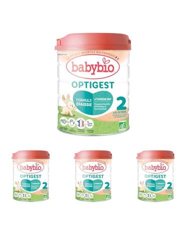 Babybio Optigest 2 me ge d s 6 mois 800g (Lot de 4)