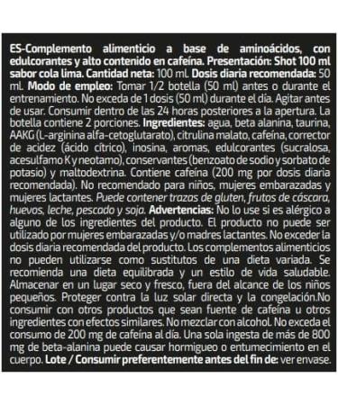 IO.GENIX IO.Pump Pristration - Caffeine & Amino Acid Vials (Cola Lime) | Boost Energy & Performance - International Shipping Available - Buy Online on GoSupps.com