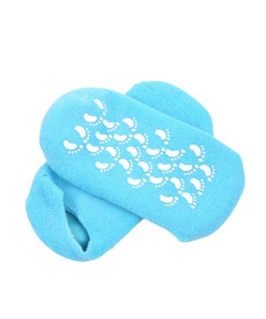FOMIYES 2 Pairs Spa Soften Socks Salon Moisturizing Socks Silicone Forefoot Cushioning Socks Foot Care Booties Women Socks Lotion Sock Ladies Socks Moisture Socks Miss Heel Repair Socks