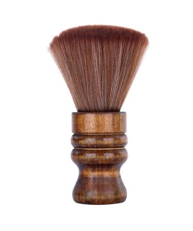 minkissy 1pc Hair Brush Barber Brush Neck Duster Shaving Brush Barber Neck Duster Barber Neck Brush Hair Sponge Fade Brush Face Makeup Hairdressing Brush Nail Brush Fiber Wool Soft 15X4.5X4.5cm As Shown