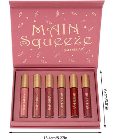  Raxove Raxove Matte Liquid Lipstick Set 6 Matte Colors Long-Lasting Velvety Finish for Banquet Makeup Comfortable and Non-Greasy - Buy Online on GoSupps.com