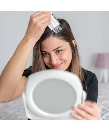 Zunishaone Scalp Oil Applicator Hair Proposal Bottle hair care bottle with integrated massage tools for hydration and daily maintenance white - Buy Online on GoSupps.com