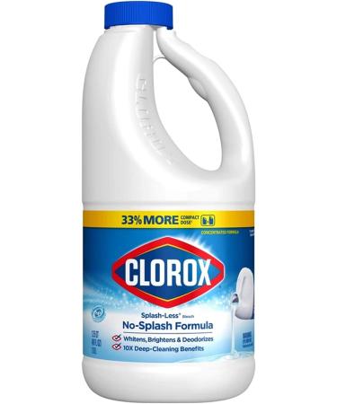 Clorox Splash-Less Liquid Bleach Regular - 40oz (2 Pack) - Buy Online on GoSupps.com