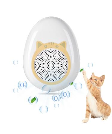 Mknzome cat litter deodorizer intelligent smell eliminator for litter box 99% deodorization mini pet smell geniuses air purifier for cat toilets bathroom toilet and small areas#17 odor remover#016
