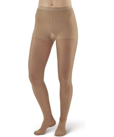 AW Style 15 Sheer Support Closed Toe Pantyhose - 15-20 mmHg - Beige Large - Buy Online on GoSupps.com