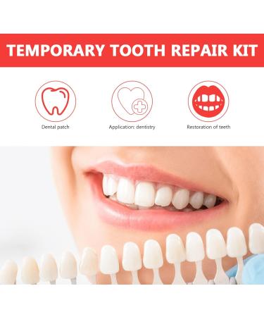 Temporary Tooth Crowns & Bridges - 100 pcs Synthetic Resin Dentures with Dental Glue for Oral Cavity Loss - Darz Prosthesis - Buy Online on GoSupps.com