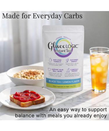 LifeSense GlucoLogic Functional Tea Post-Meal Glycemic Spike Support | White Mulberry Leaf Premium Tea Blend | Smart Carb-Blocker Reduce Hunger & Cravings Keto-Friendly (90 grams/30 servings) - Buy Online on GoSupps.com